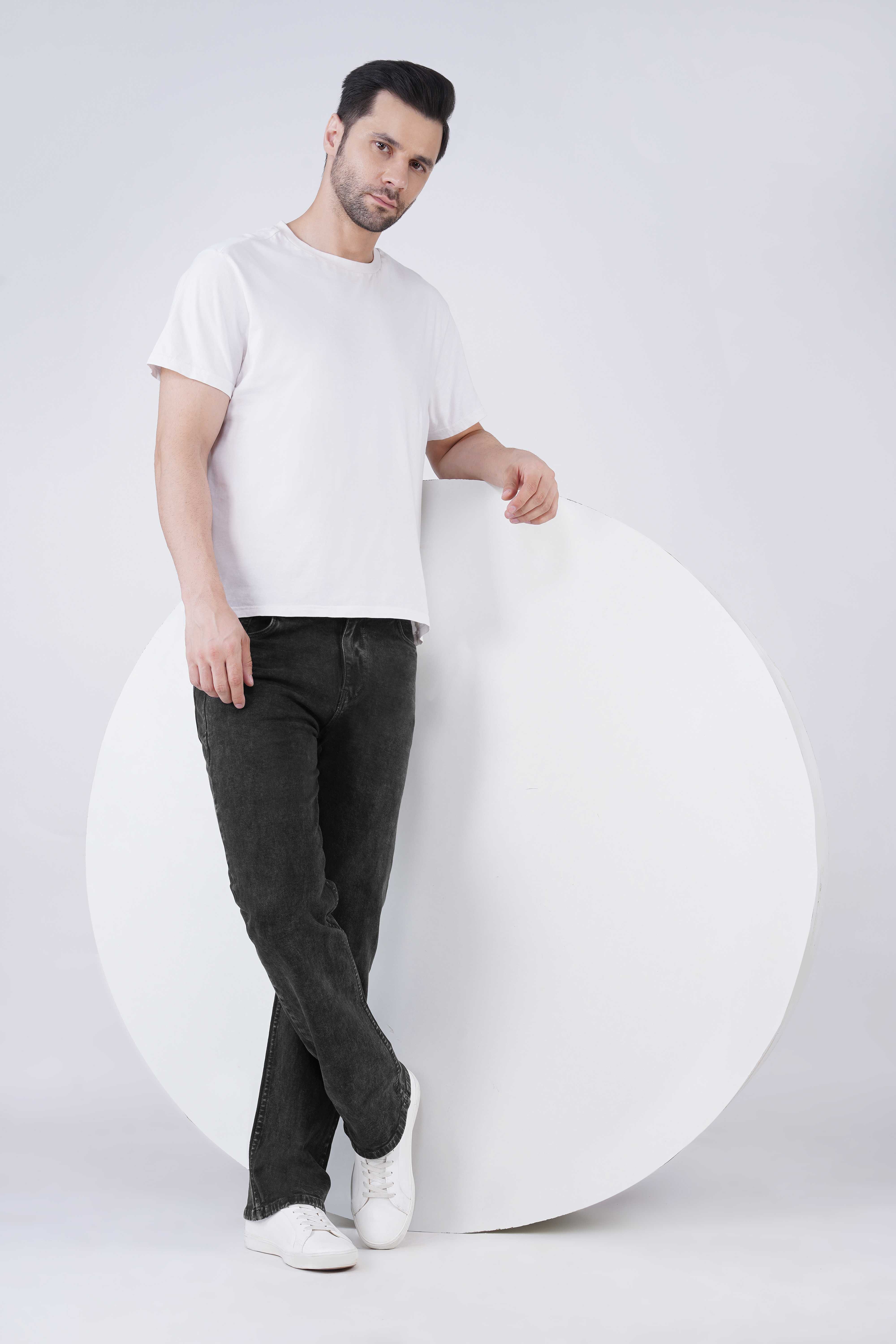 Hidose Regular Fit Dark Gray Jeans